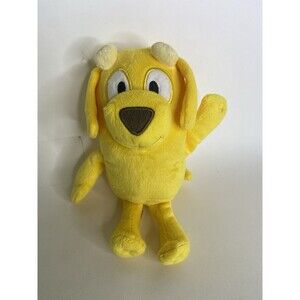 Bluey Friends Lucky Yellow Dog Plush Stuffed Animal Toy Moose Toys
